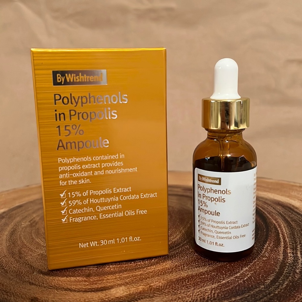 By Wishtrend Polyphenols in Propolis 15% Ampoule Serum, Korean Beauty Skincare